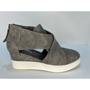 Gray Wedge Shoes
